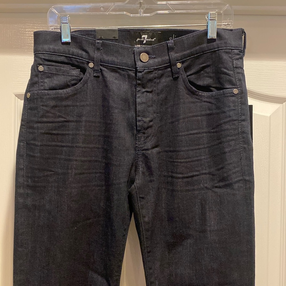 7 For All Mankind FAM Luxe Performance Slimmy Jeans 32 NWT